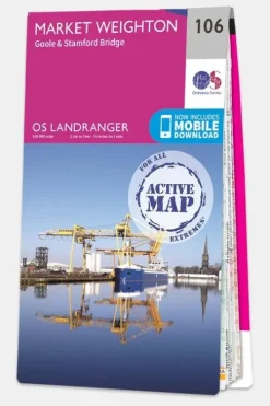 Ordnance Survey Active Landranger Map 106 Market Weighton