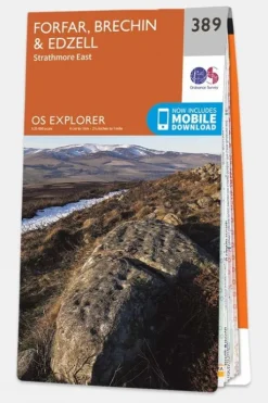 Ordnance Survey Explorer Map 389 Forfar, Brechin and Edzell