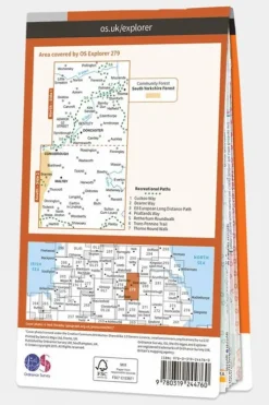 Ordnance Survey Explorer Map 279 Doncaster