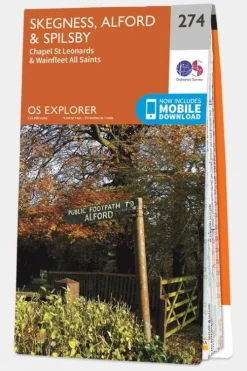 Ordnance Survey Explorer Map 274 Skegness, Alford and Spilsby