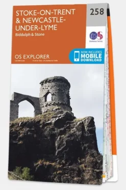 Ordnance Survey Explorer Map 258 Stoke-on-Trent and Newcastle-under-Lyme