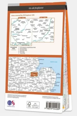 Ordnance Survey Explorer Map 235 Wisbech and Peterborough North