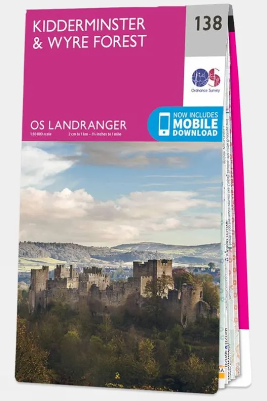 Ordnance Survey Landranger Map 138 Kidderminster and Wyre Forest