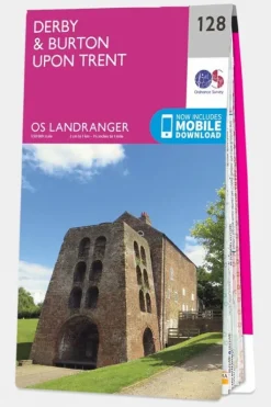 Ordnance Survey Landranger Map 128 Derby and Burton upon Trent