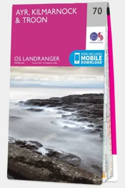 Ordnance Survey Landranger Map 70 Ayr, Kilmarnock and Troon