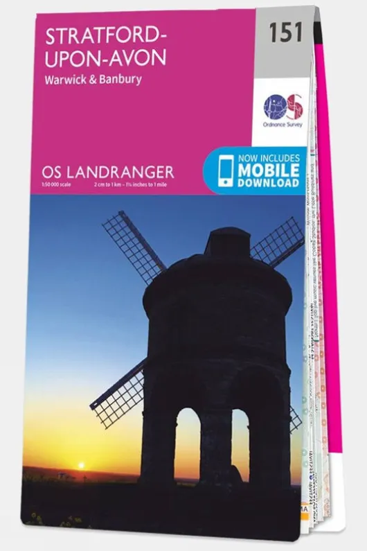 Ordnance Survey Landranger Map 151 Stratford-upon-Avon