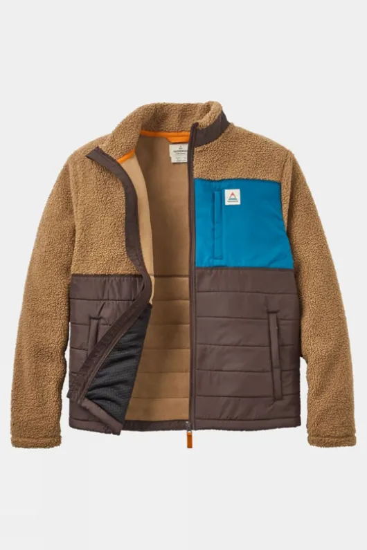 Passenger Mens Born Explorer Recycled Polar-Lined Sherpa Fleece