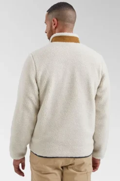 Passenger Mens Trekker Recycled Sherpa Full Zip Fleece