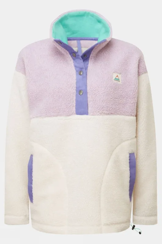 Passenger Womens Create Recycled Deep-Pile Sherpa Fleece