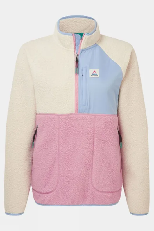 Passenger Womens Home 2.0 Half Zip Recycled Sherpa Fleece