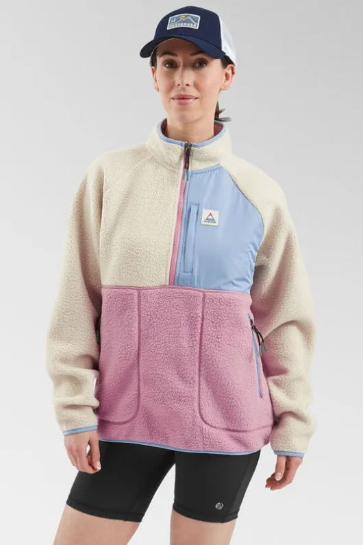 Passenger Womens Home 2.0 Half Zip Recycled Sherpa Fleece