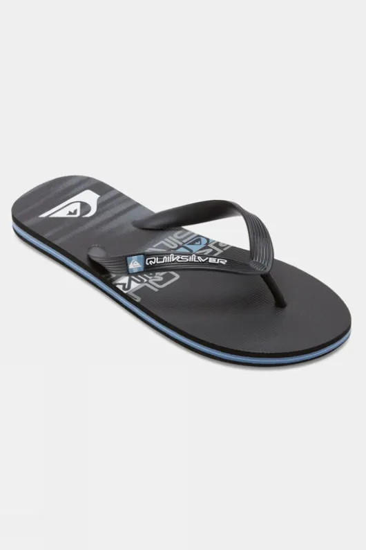 Quiksilver Mens Molakai Stripe Flip Flops