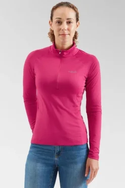 Rab Womens Sonic Long Sleeve Zip Top