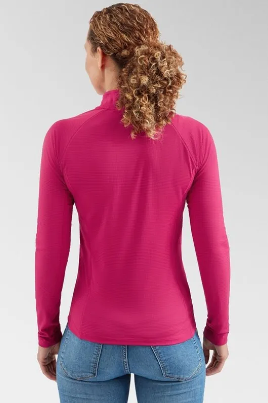 Rab Womens Sonic Long Sleeve Zip Top