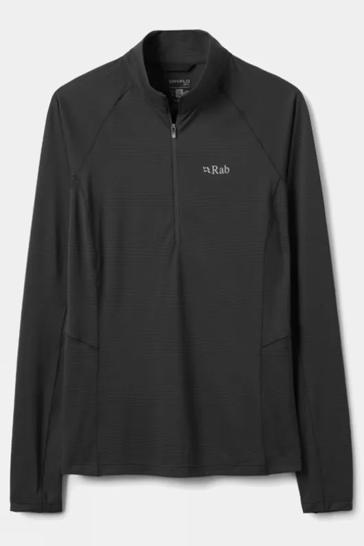 Rab Womens Sonic Long Sleeve Zip Top
