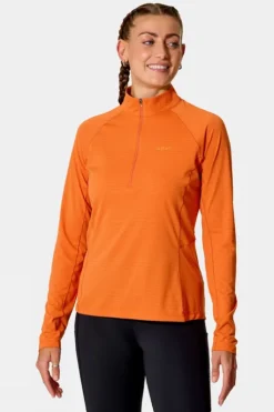 Rab Womens Sonic Long Sleeve Zip Top