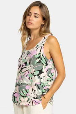 Roxy Womens Flowing Printed Vest Top