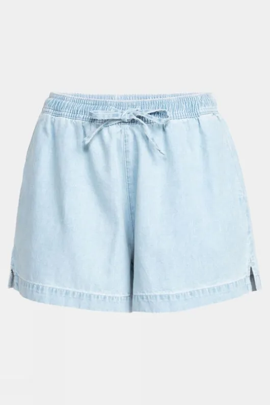 Roxy Womens Lekeitio Break Beach Denim Shorts