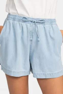 Roxy Womens Lekeitio Break Beach Denim Shorts