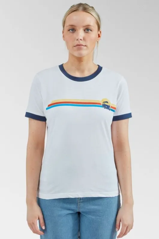 Saltrock Womens Celeste Stripe Ringer T-Shirt