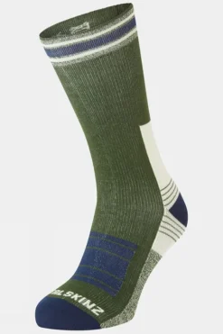 Sealskinz Mens Norwich Waterproof Cold Weather Mid Length Socks