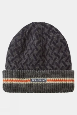 Sealskinz Unisex Arminghall Waterproof Jacquard Roll Cuff Beanie