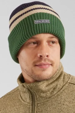 Sealskinz Unisex Bittering Waterproof Textured Roll Cuff Beanie