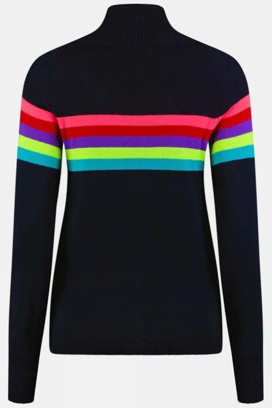 Snow Finel Womens Rainbow Merino Midlayer Top