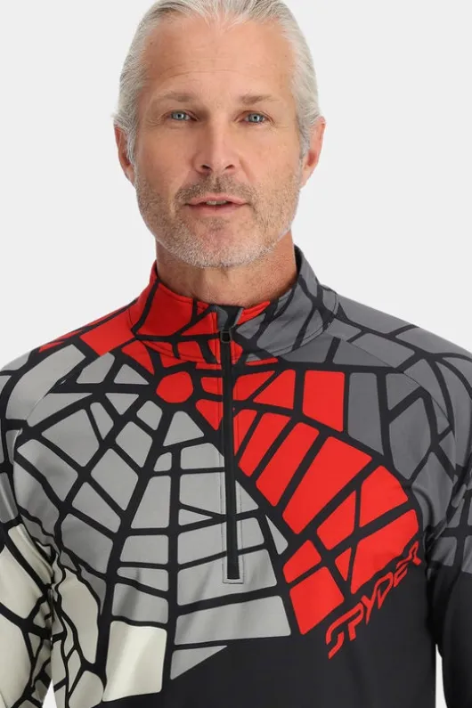 Spyder Mens Legacy Zip Neck Top