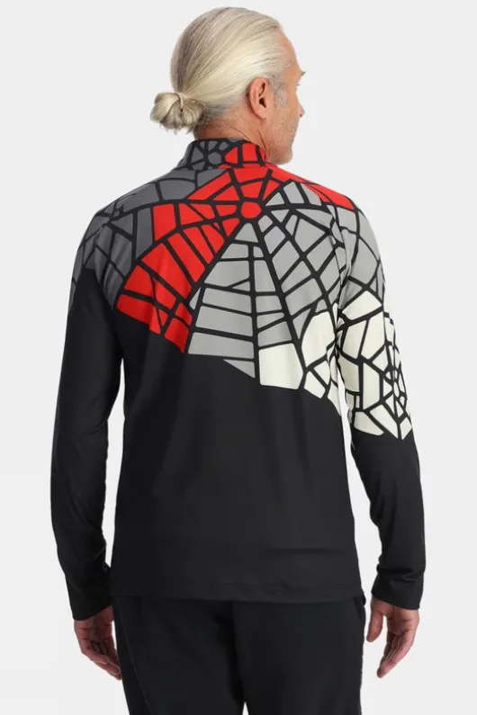 Spyder Mens Legacy Zip Neck Top