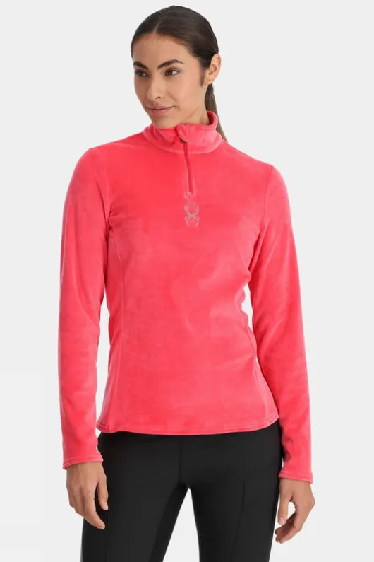 Spyder Womens Shimmer Bug Half Zip Fleece