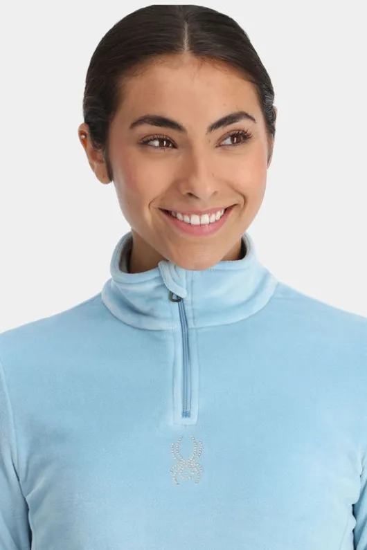 Spyder Womens Shimmer Bug Half Zip Fleece