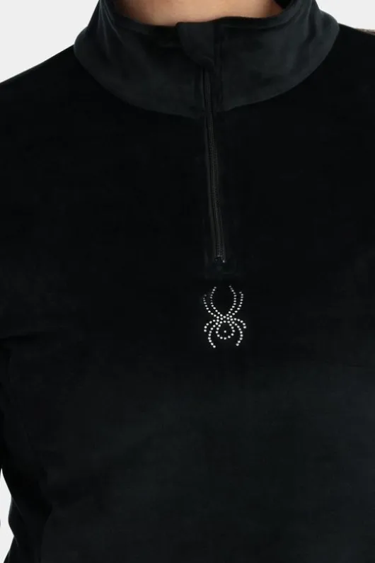 Spyder Womens Shimmer Bug Half Zip Fleece