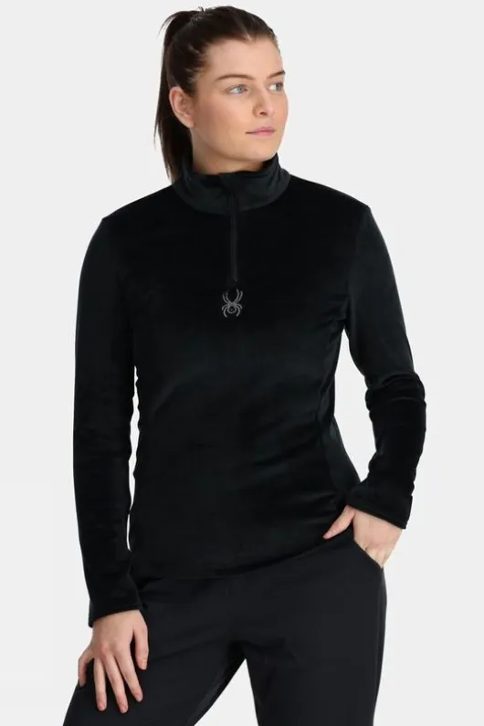 Spyder Womens Shimmer Bug Half Zip Fleece