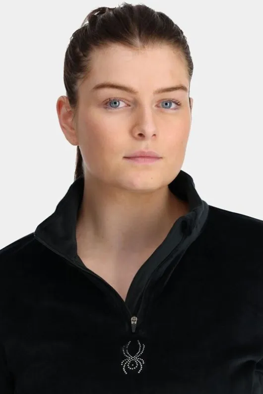 Spyder Womens Shimmer Bug Half Zip Fleece