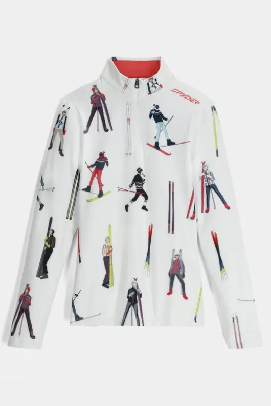 Spyder Womens Vivid Half Zip Top