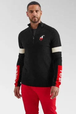 Toni Sailer Sports Mens Ernstl Half Zip Knitted Sweatshirt