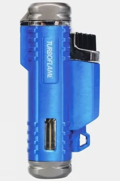 Turboflame Turbo 2 Twin Flame Lighter - Metallic