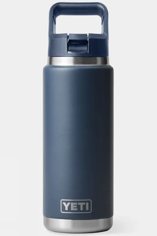 Yeti Rambler With Colour Straw Cap Drinks Bottle - 26oz / 769ml