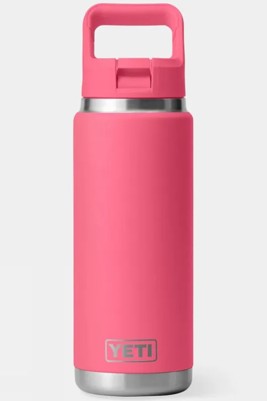 Yeti Rambler With Colour Straw Cap Drinks Bottle - 26oz / 769ml