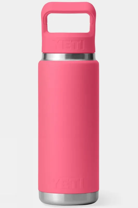 Yeti Rambler With Colour Straw Cap Drinks Bottle - 26oz / 769ml